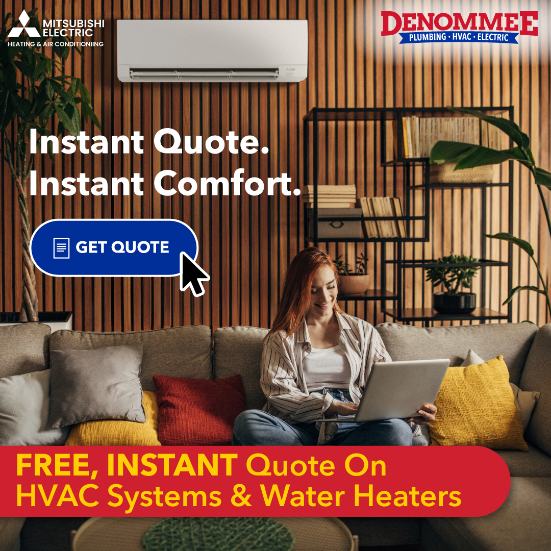 Denommee Plumbing, HVAC & Electric Facebook ad