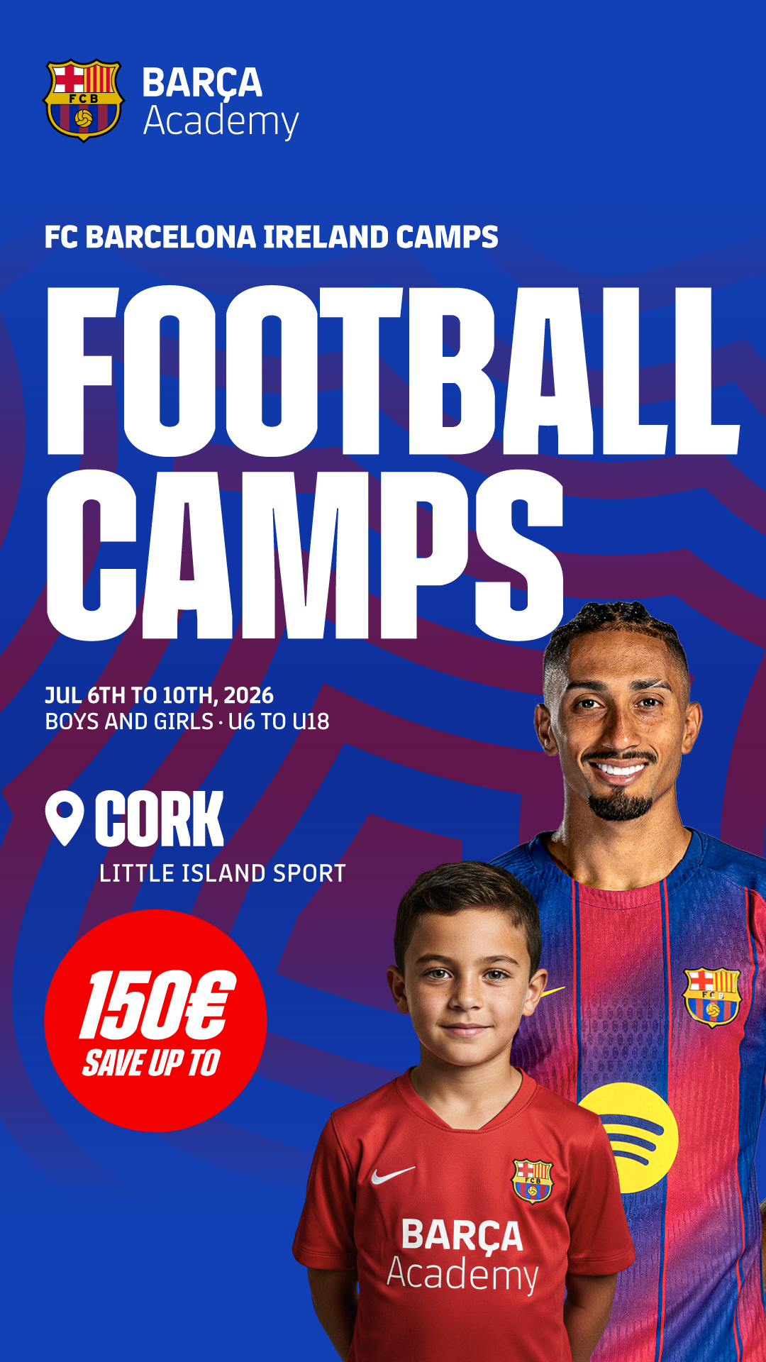 Barça Academy Ireland Facebook ad from May 29, 2026
