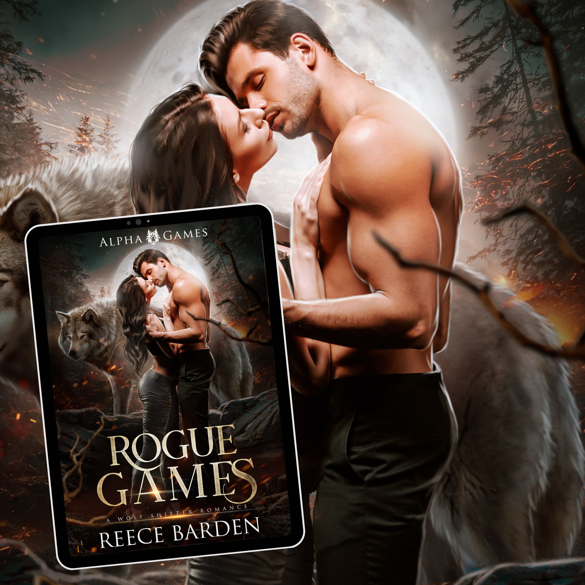 Bingeworthy Shifter Romance Facebook ad
