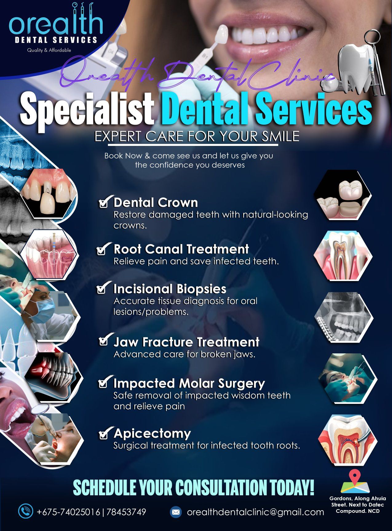 Orealth Dental Clinic Facebook ad