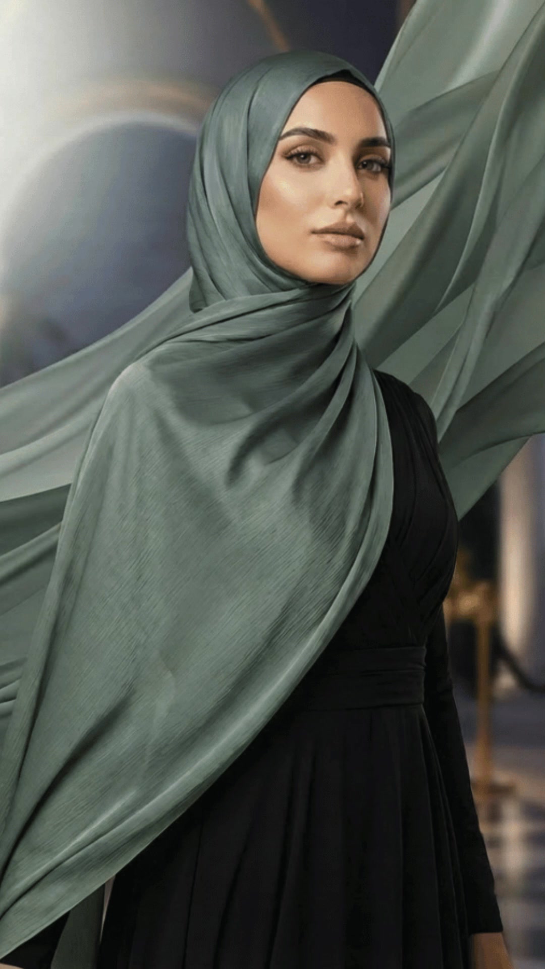 Lina Zibdeh - The Joy of Hijab Facebook ad: Your formal look just got an upgrade.