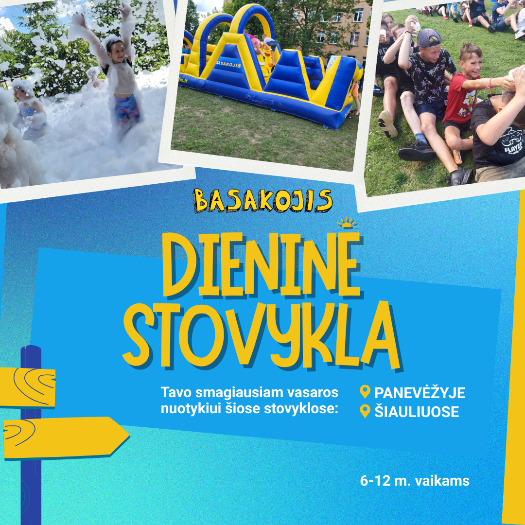 Basakojis stovykla Facebook ad