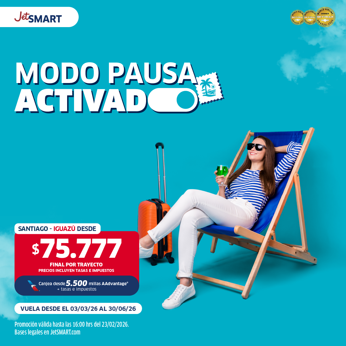 JetSMART Facebook ad