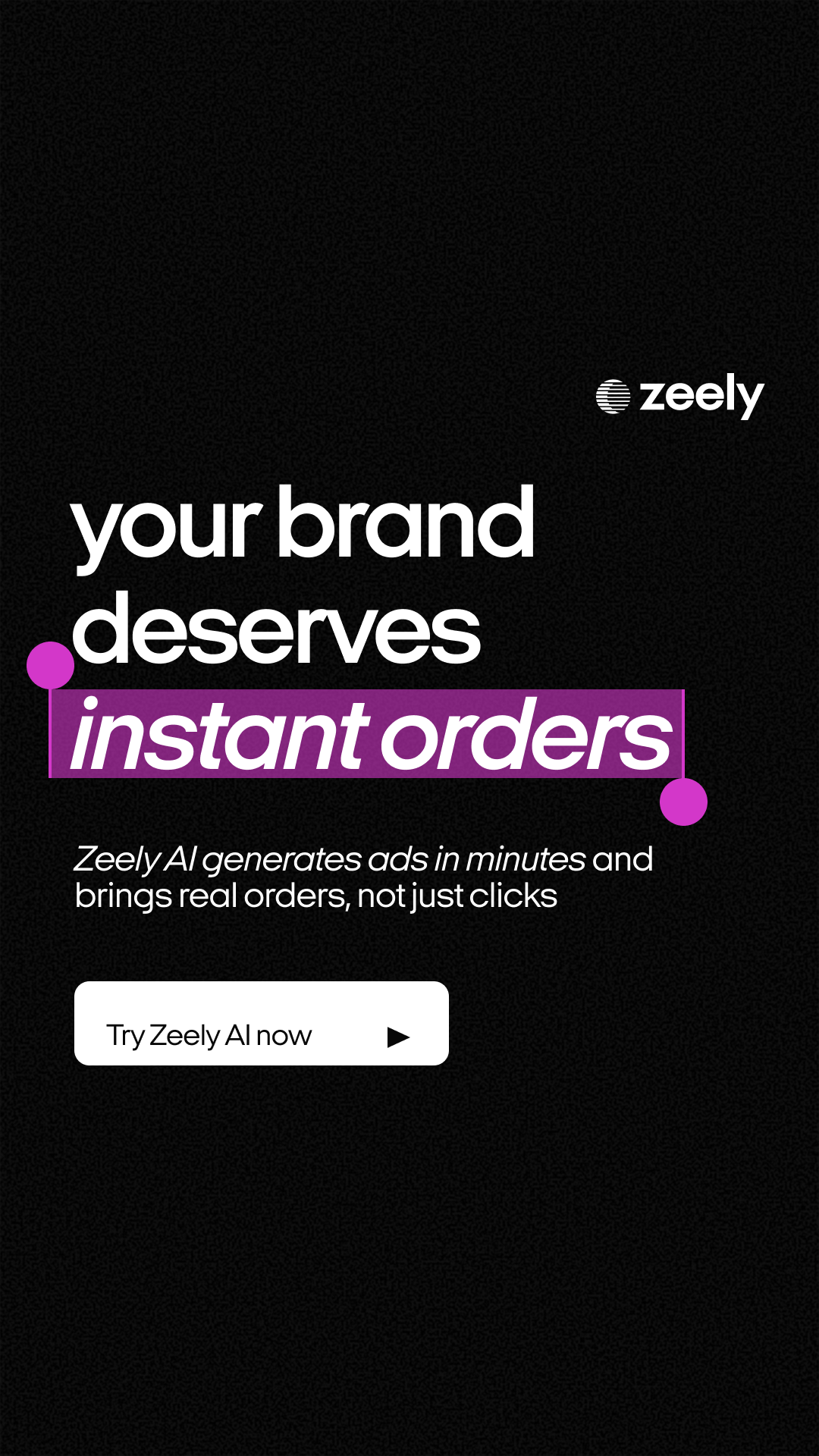 Zeely Facebook ad