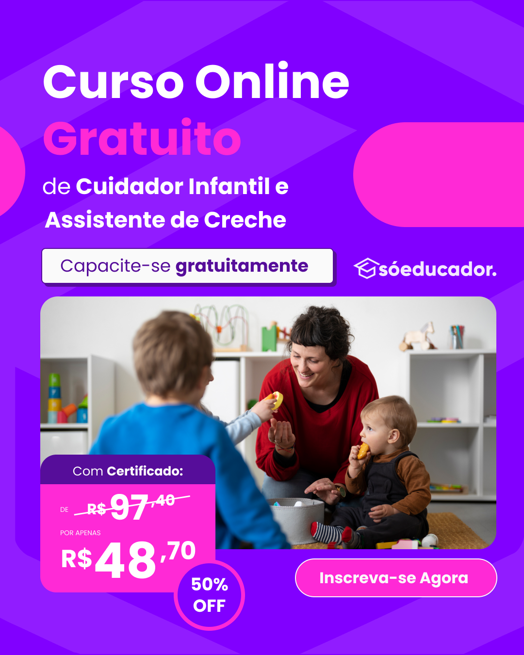Só Educador Facebook ad