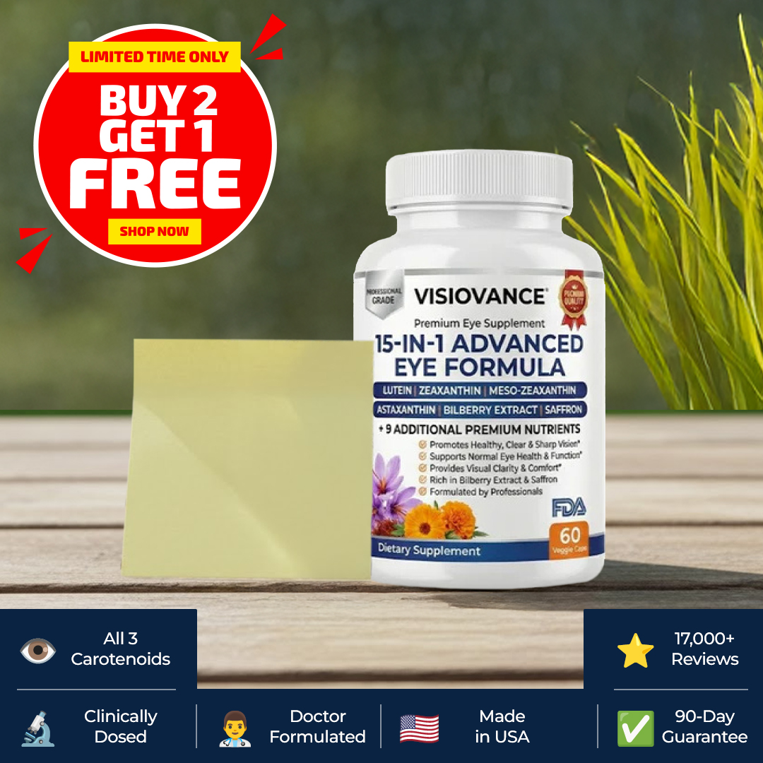 Visiovance Eye Formula Facebook ad: Fight Back Against Macular Degeneration!