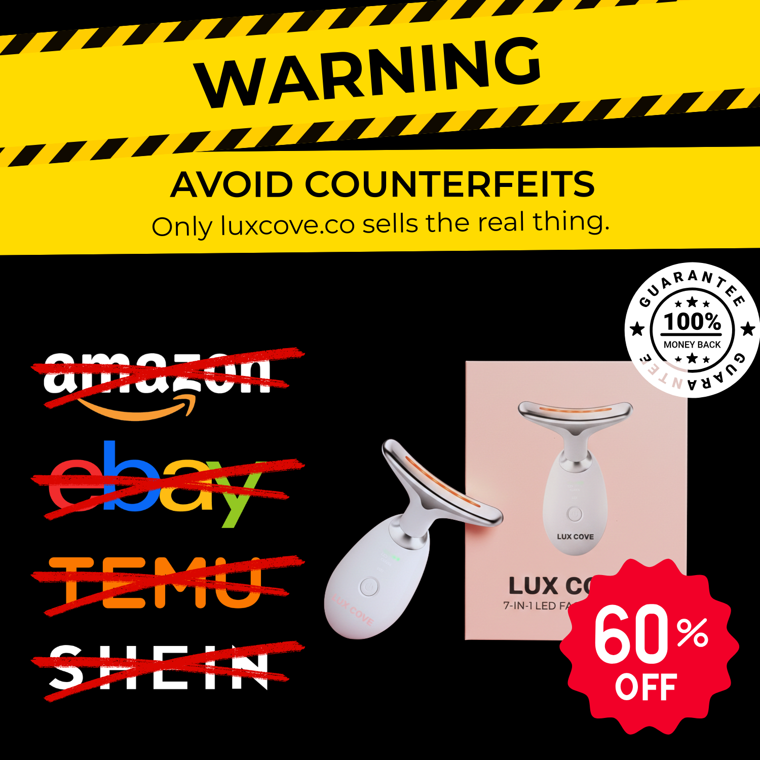 Lux Cove Facebook ad