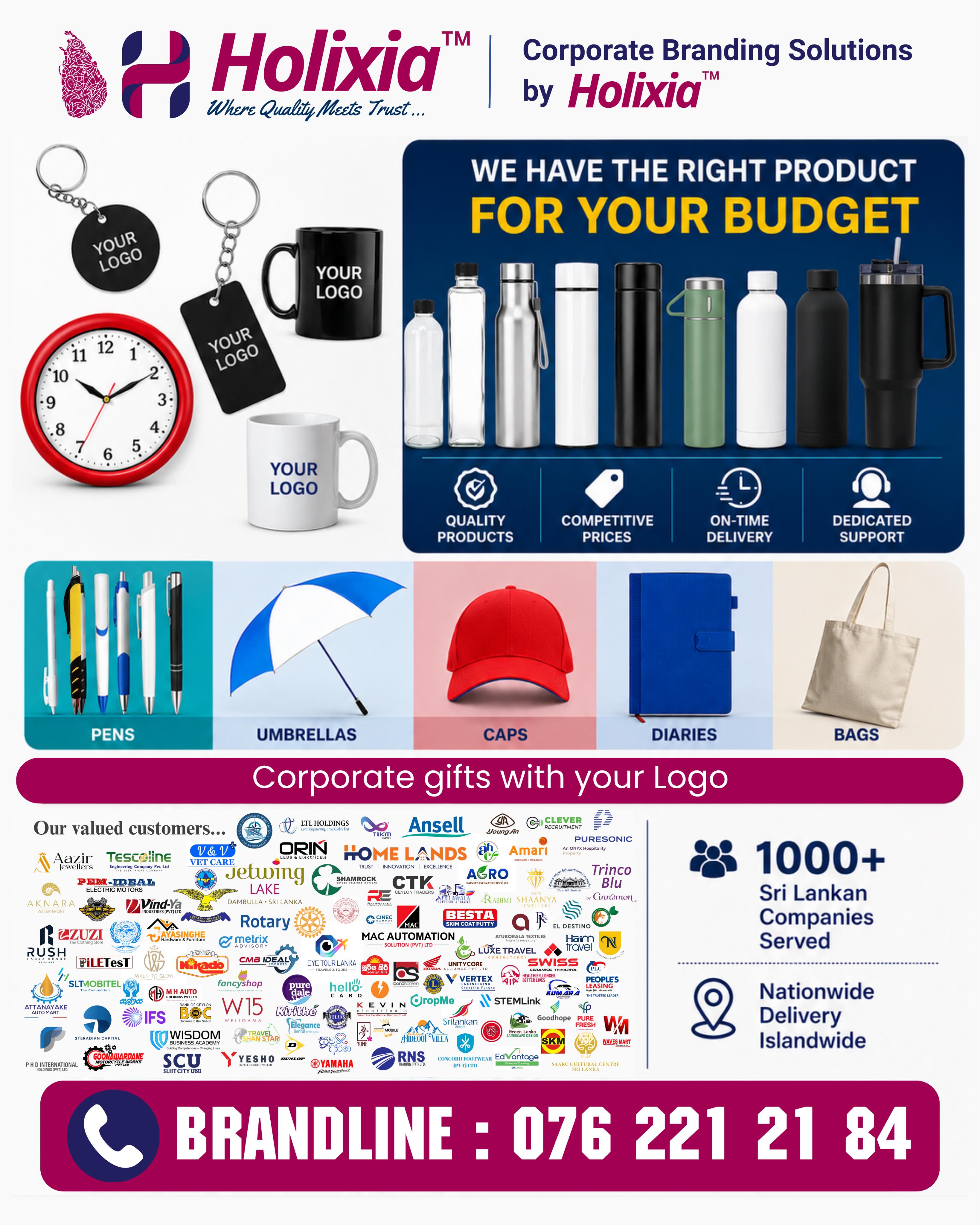 Holixia SL Facebook ad: Looking for a Reliable Corporate Gifting Partner?
