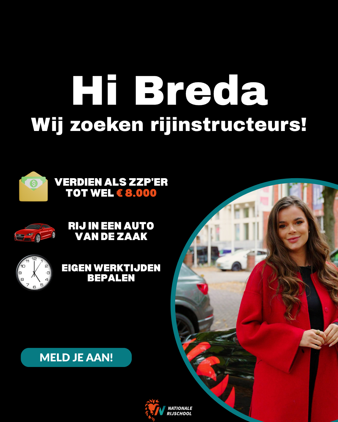 Nationale Rijschool Facebook ad