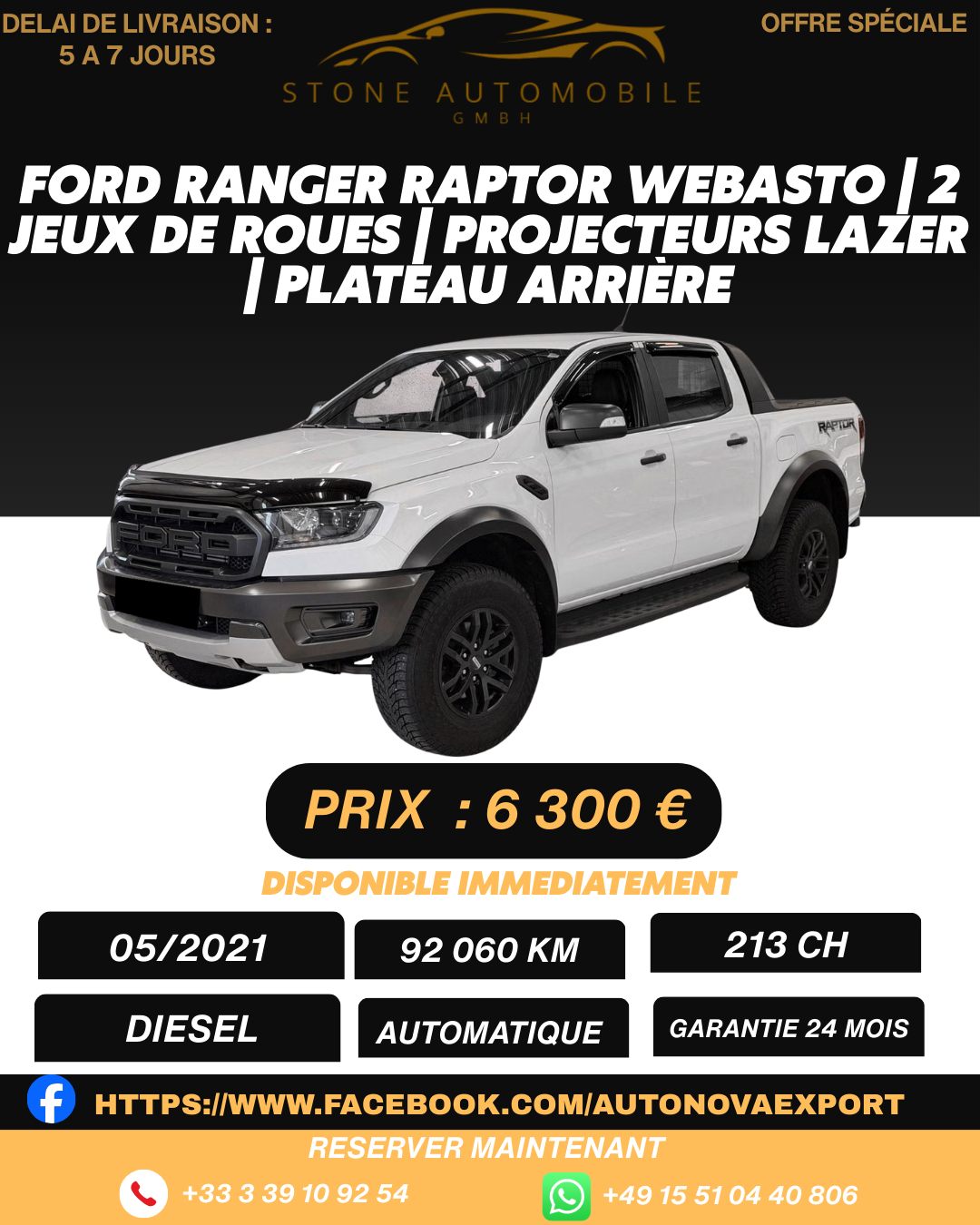 Autonova Facebook ad from Mar 11, 2026