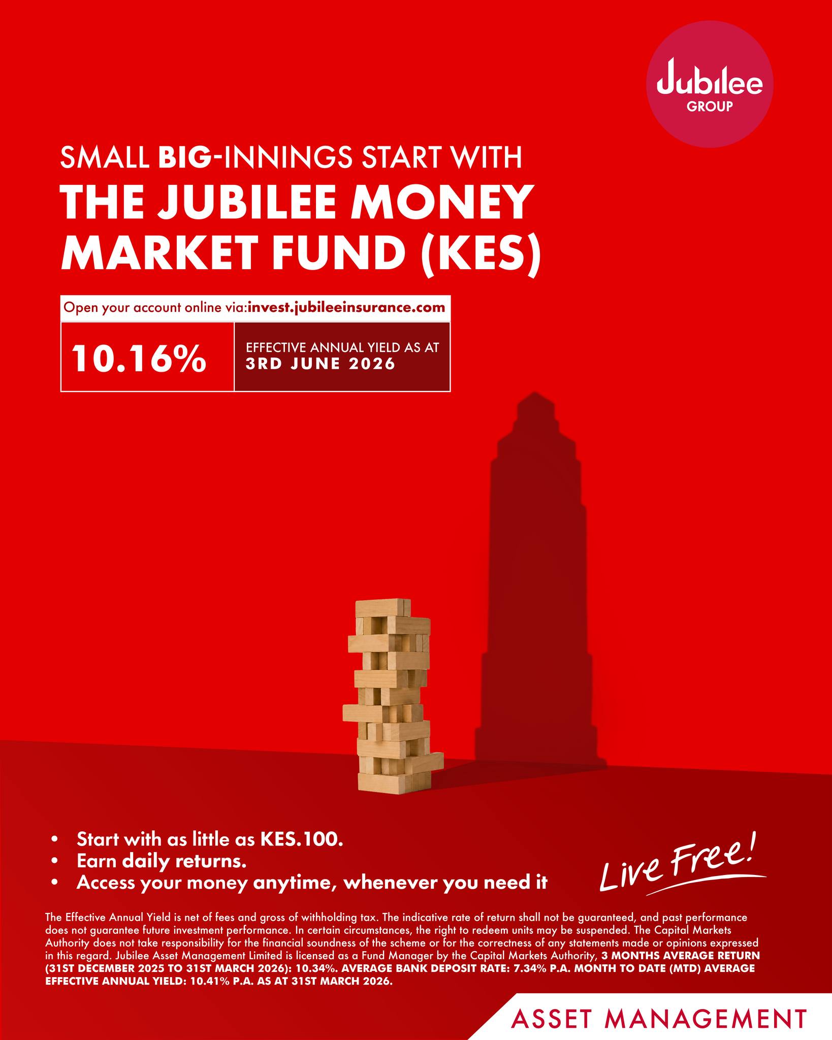 Jubilee Insurance Company of Kenya Facebook ad