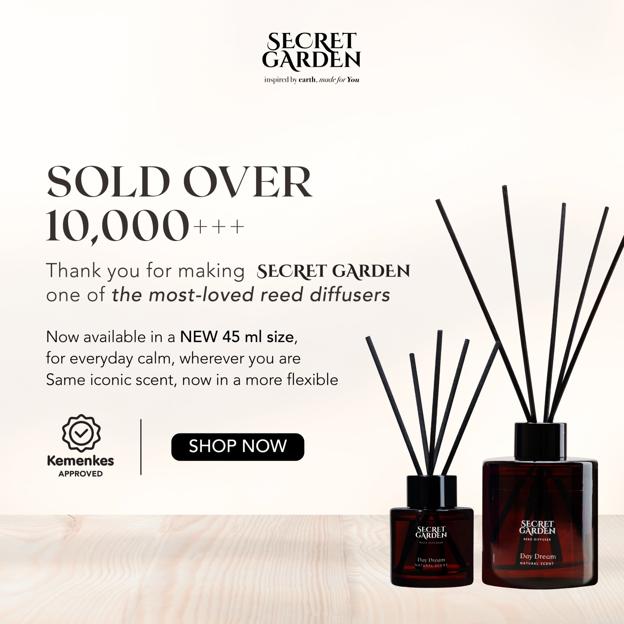 Secret Garden Beauty Facebook ad