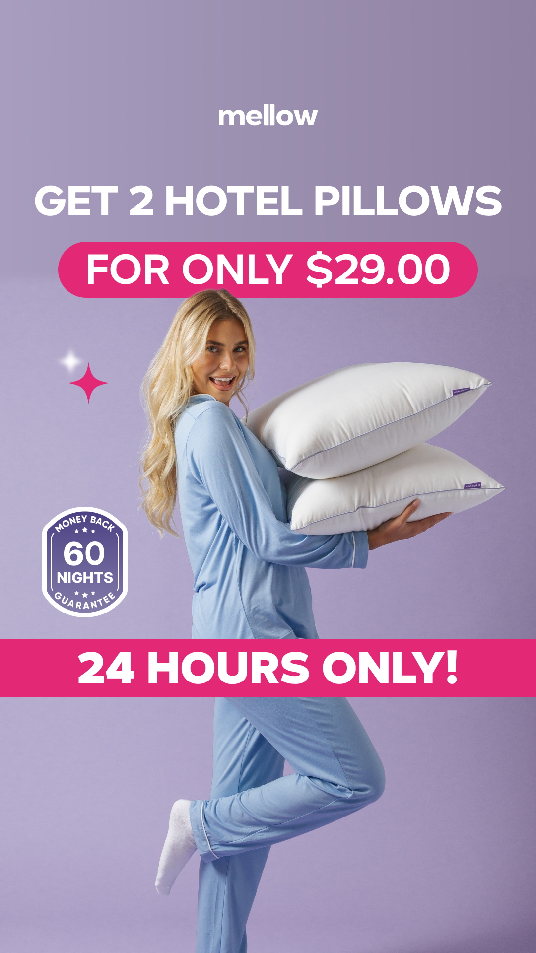 Mellow Sleep Co. Facebook ad from Mar 5, 2026