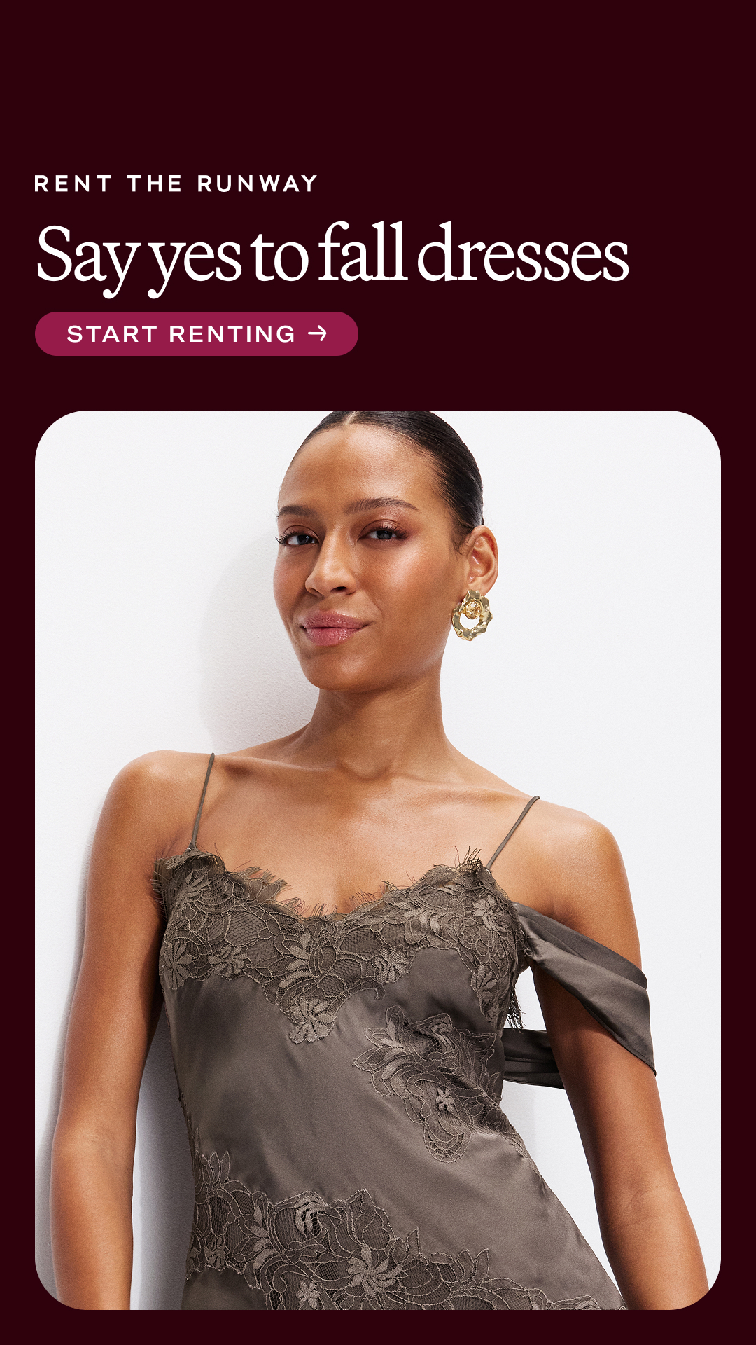 Rent The Runway Facebook ad