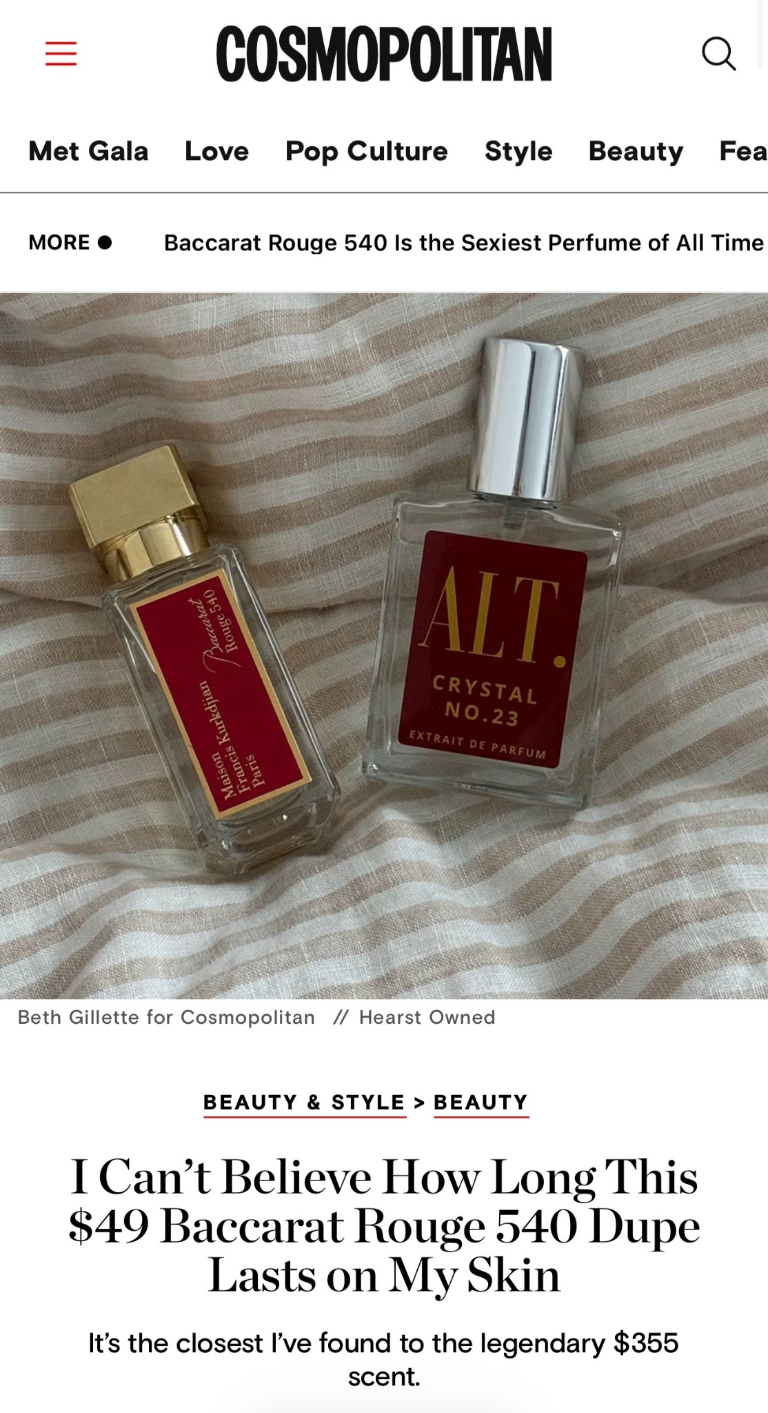 ALT. Fragrances Facebook ad