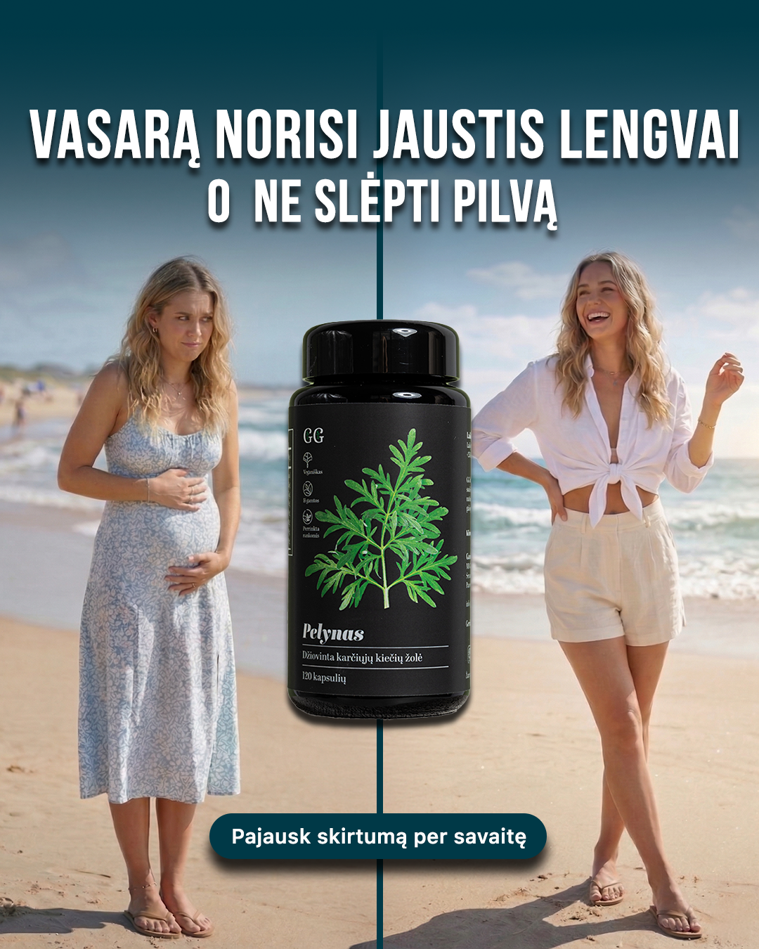 Atsakymai gamtoje Facebook ad: Pelynui 1 + 1 AKCIJA