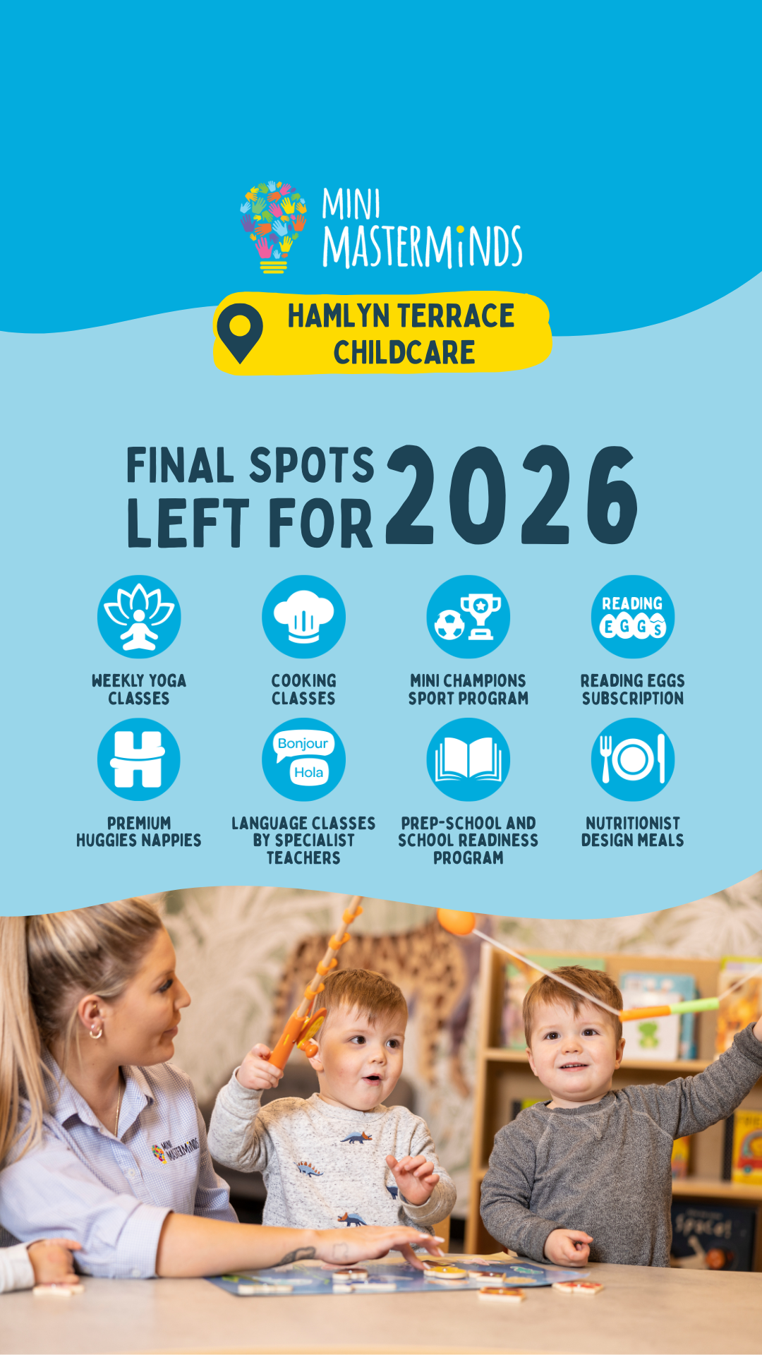 Mini Masterminds Facebook ad from Dec 23, 2025