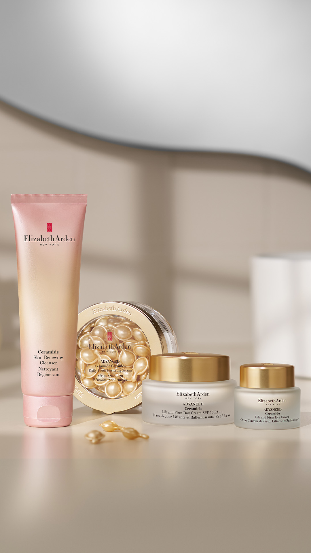 Elizabeth Arden Facebook ad: Spara upp till 30% på utvald hudvård