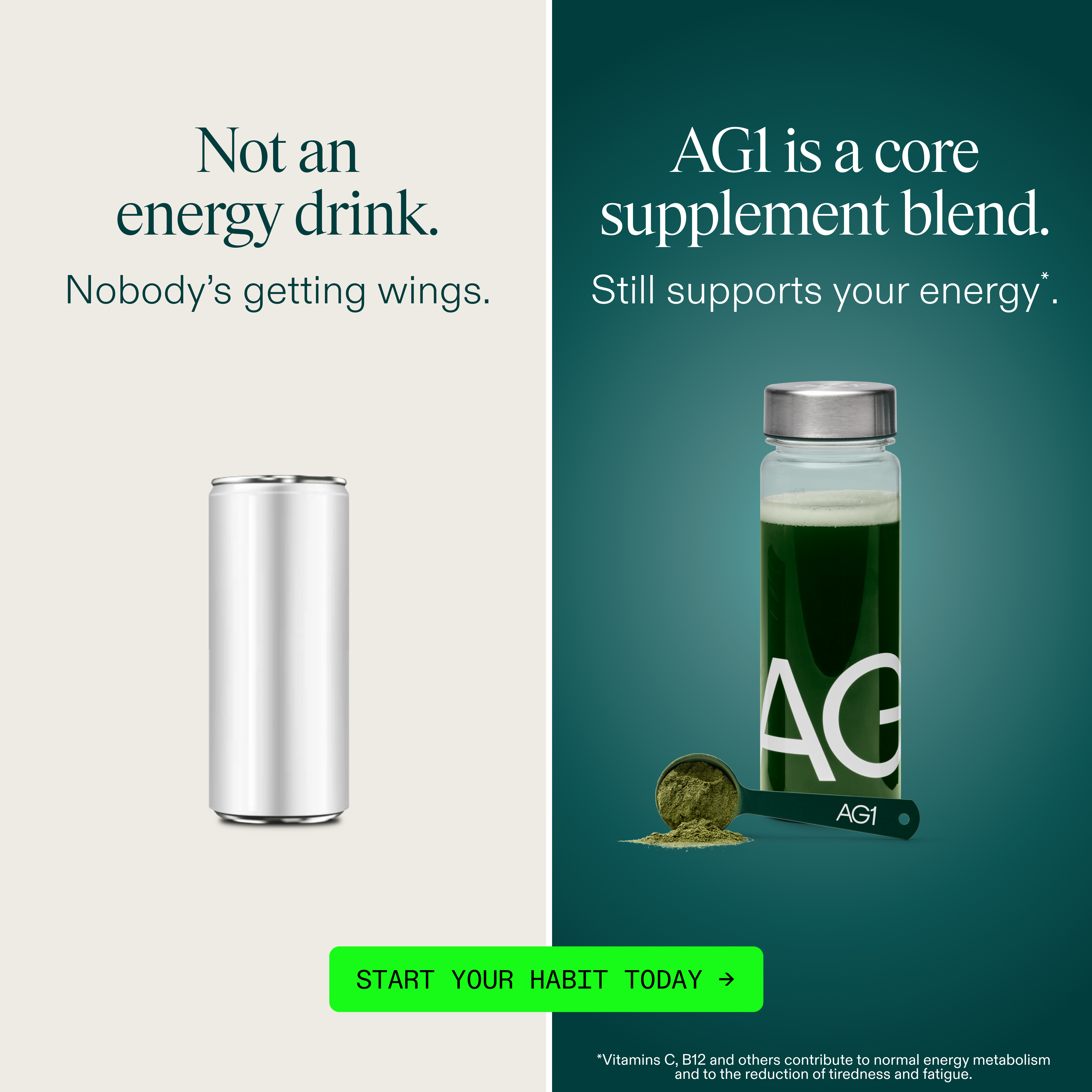 AG1 by Athletic Greens Facebook ad