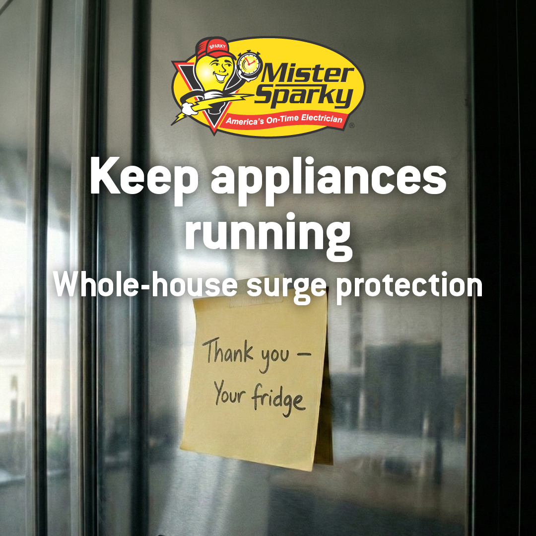 Mister Sparky - "America's On-Time Electrician" Facebook ad