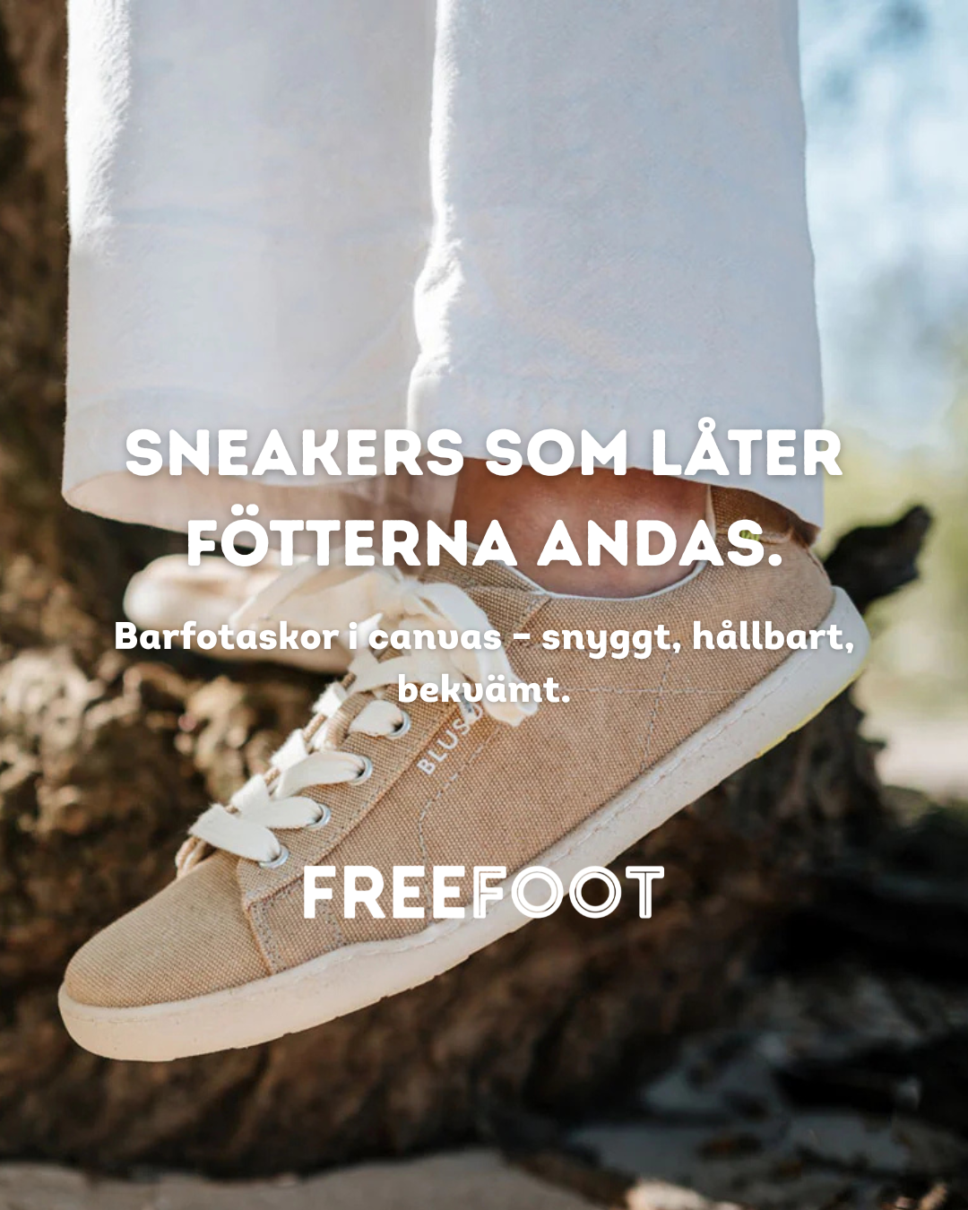 FreeFoot Sverige Facebook ad from Aug 8, 2026