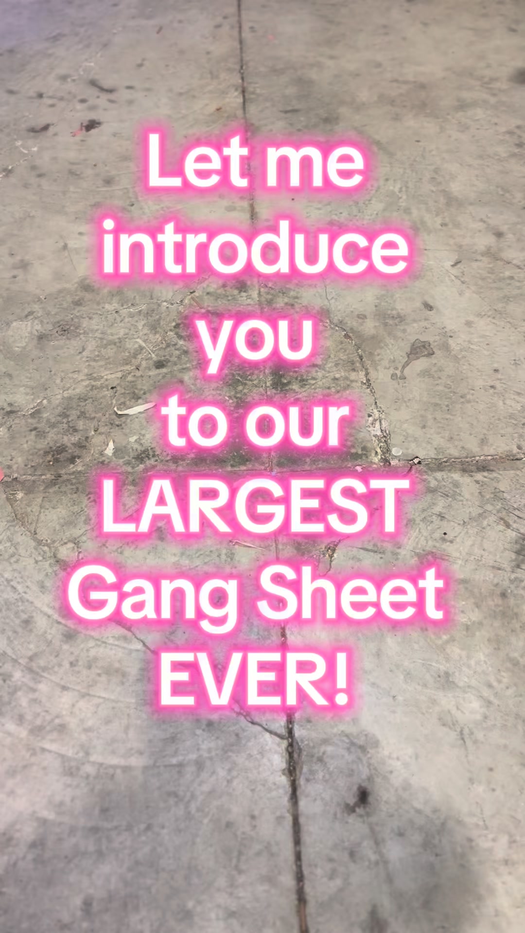 Hectic Printing Facebook ad: Professional DTF Gang Sheets