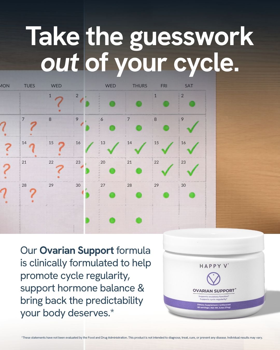Happy V Facebook ad