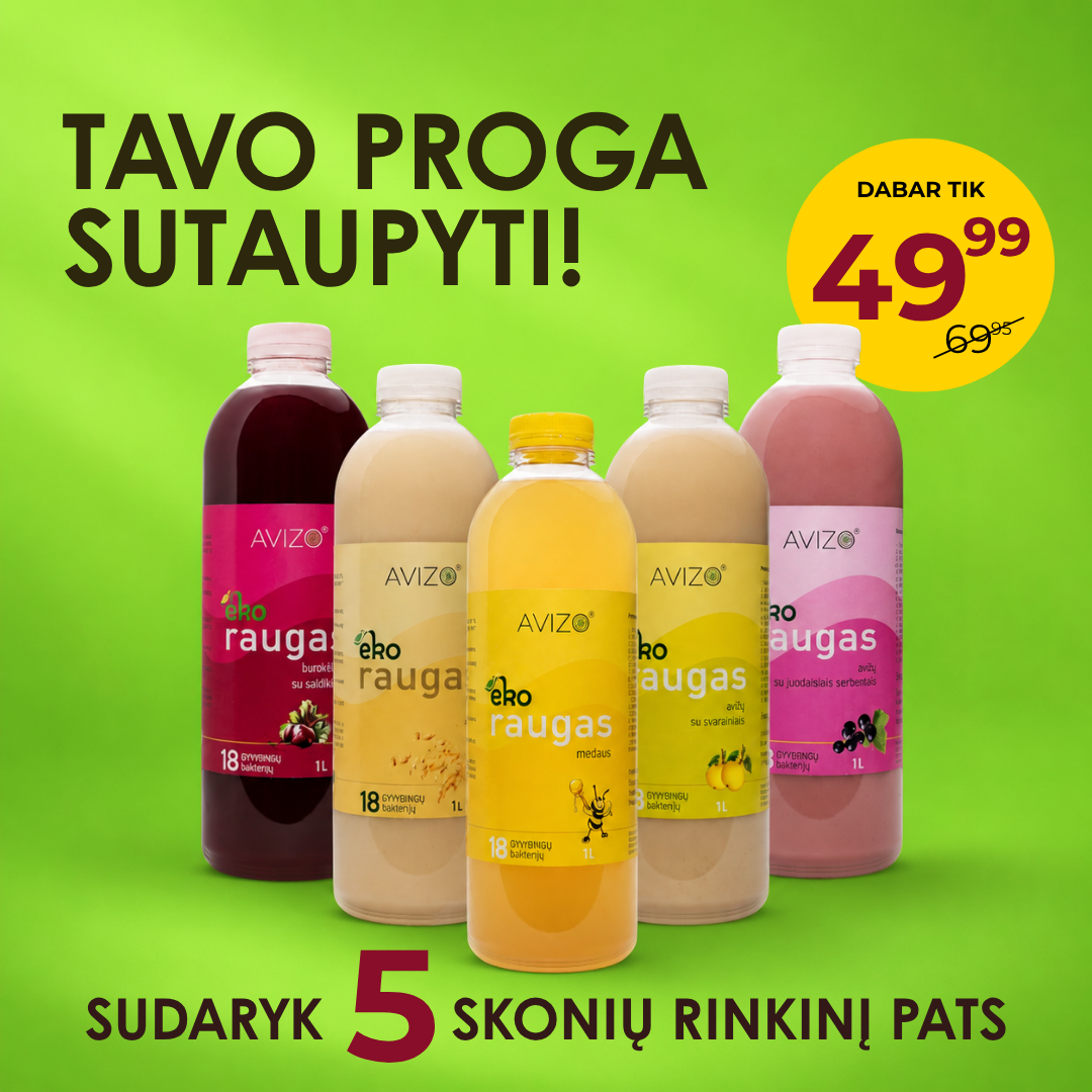 AVIZO Probiotics Facebook ad: Susikurkite savo AVIZO rinkinį