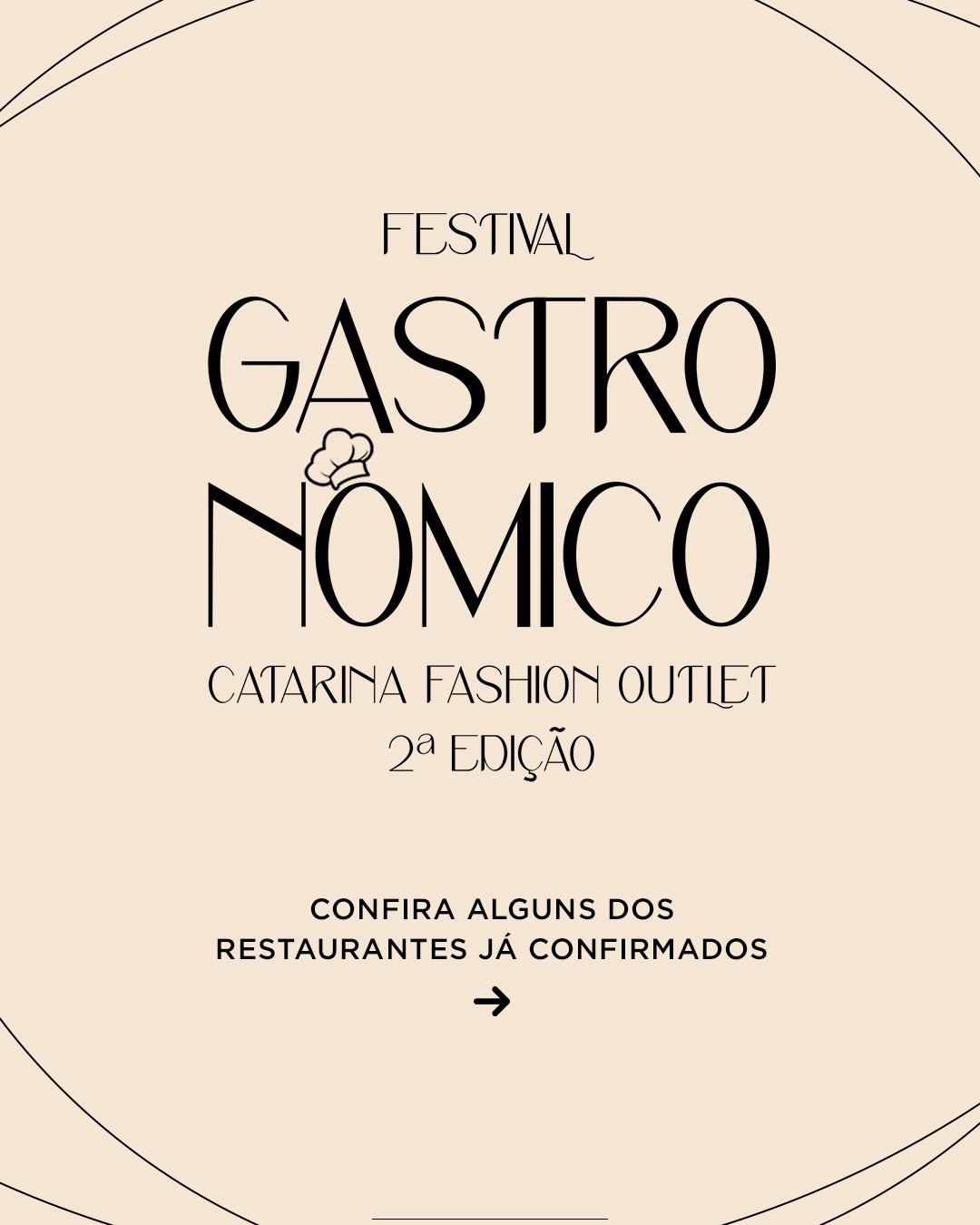 Catarina Fashion Outlet Facebook ad: Prepare-se para saborear o melhor da gastronomia regional…