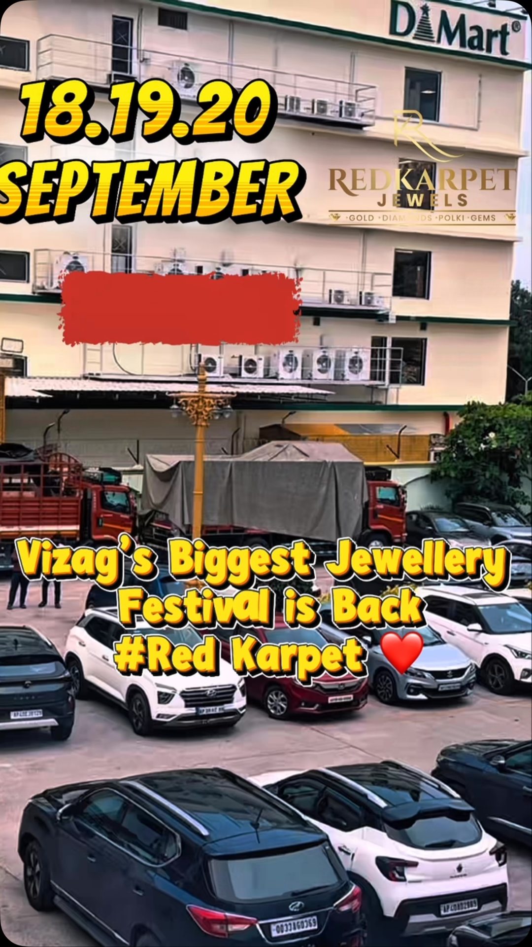 Redkarpet Facebook ad: Hello Brides of VIZAG!