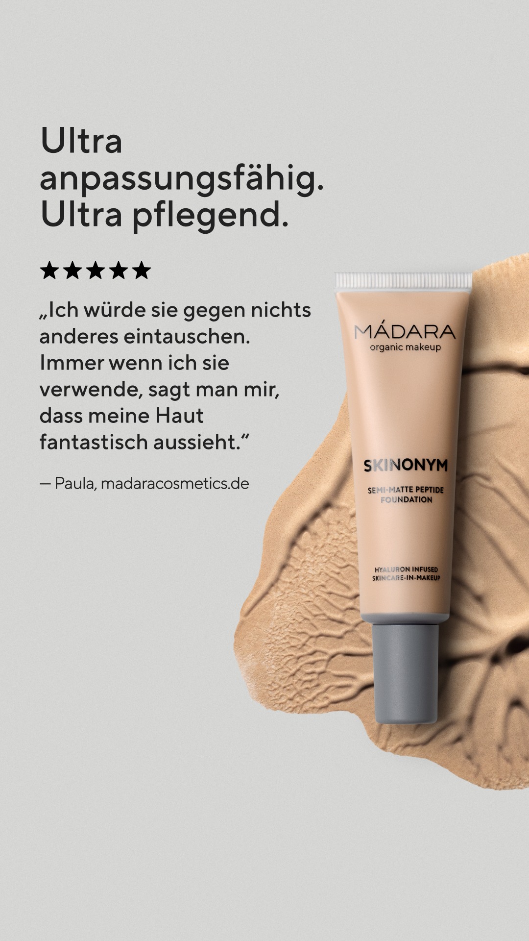 Mádara Organic Skincare Facebook ad