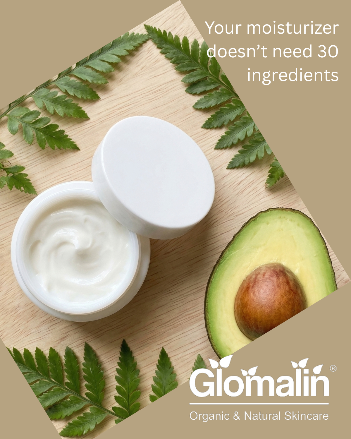 Glomalin Facebook ad
