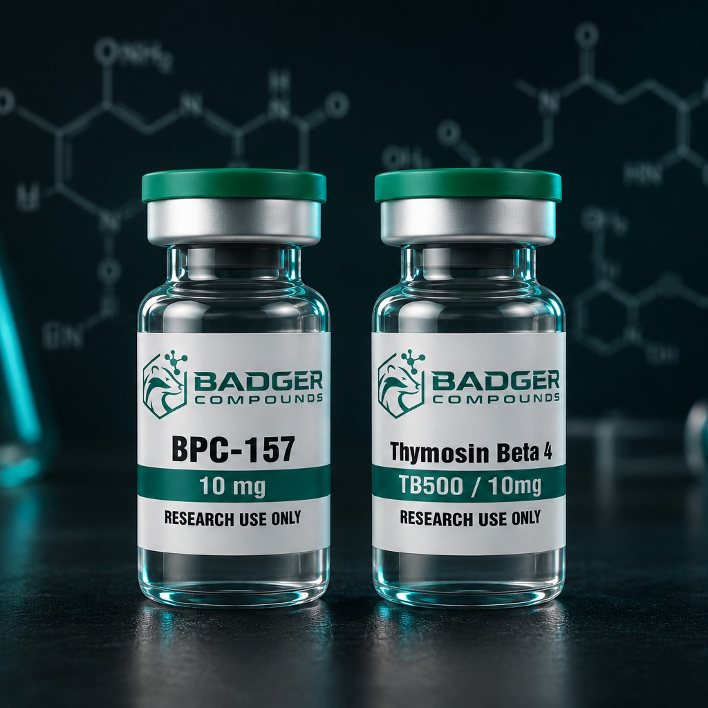 badgercompounds Facebook ad: BPC-157 and TB-500 are two of the most…