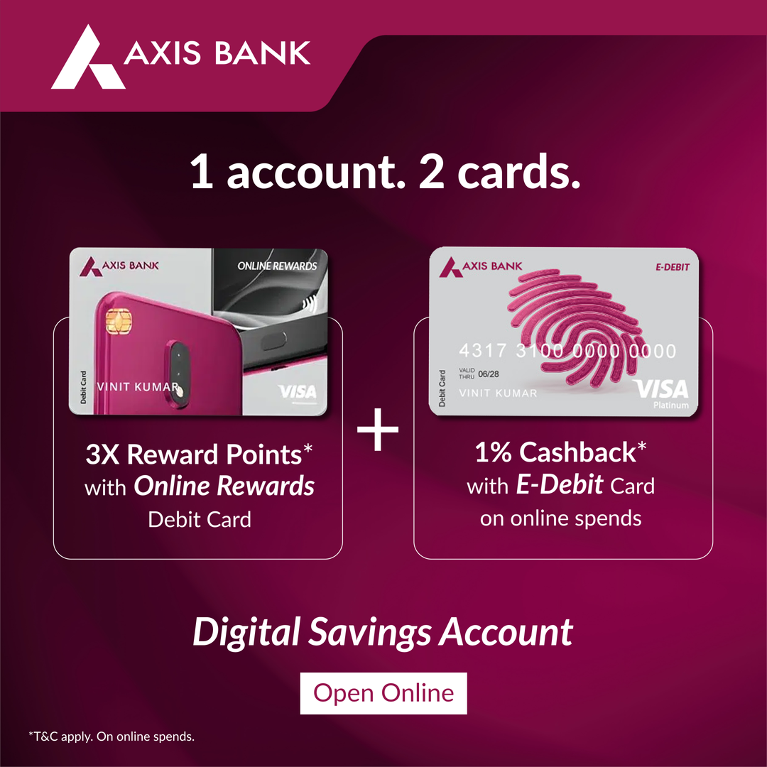 Axis Bank Facebook ad