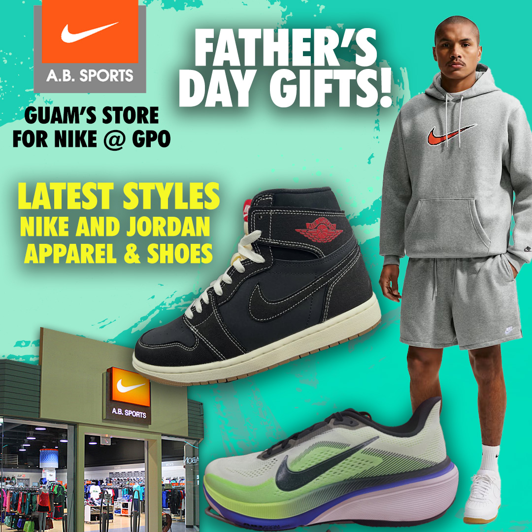 A.B. Sports (Guam's store for Nike) at Guam Premier Outlets Facebook ad