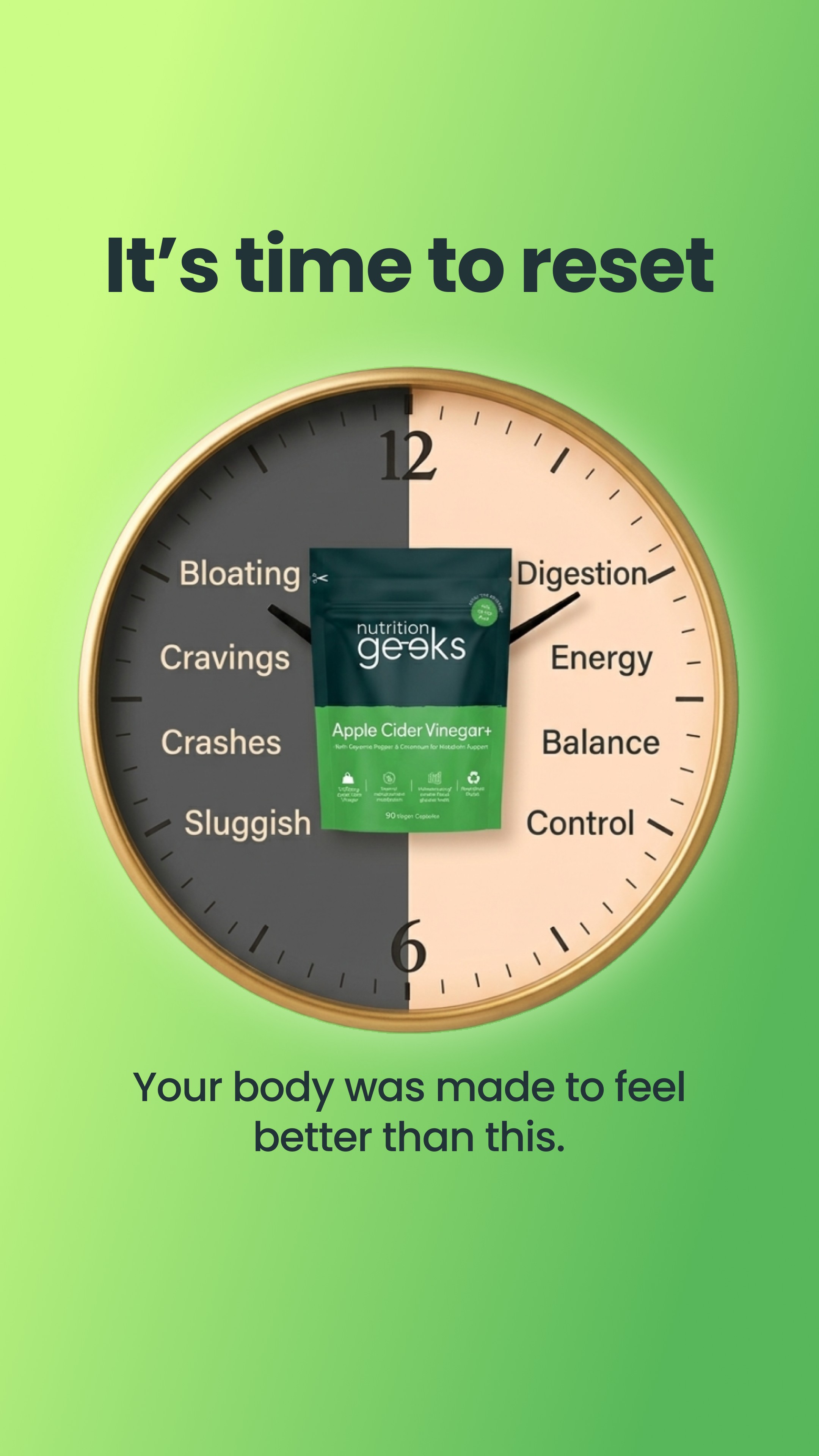 Nutrition Geeks Facebook ad