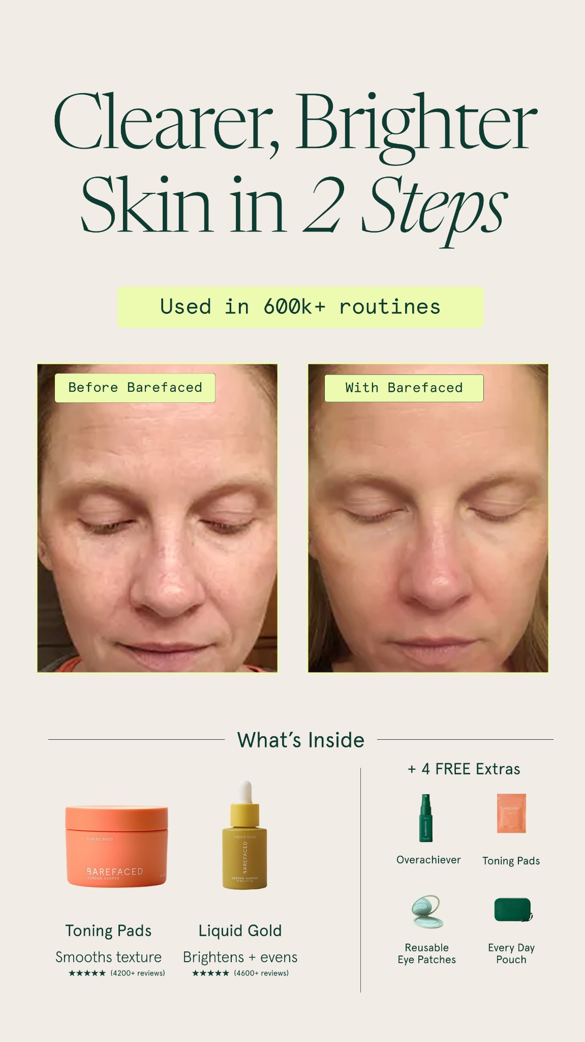 Barefaced Facebook ad