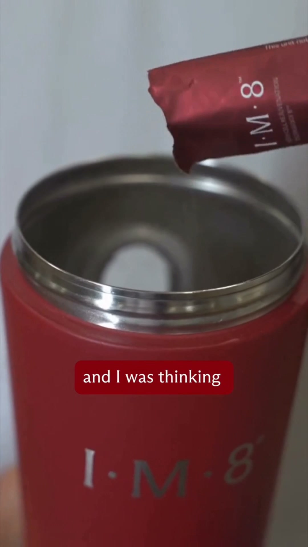 IM8 Health Facebook ad: Wellness Simplified. In One Drink.
