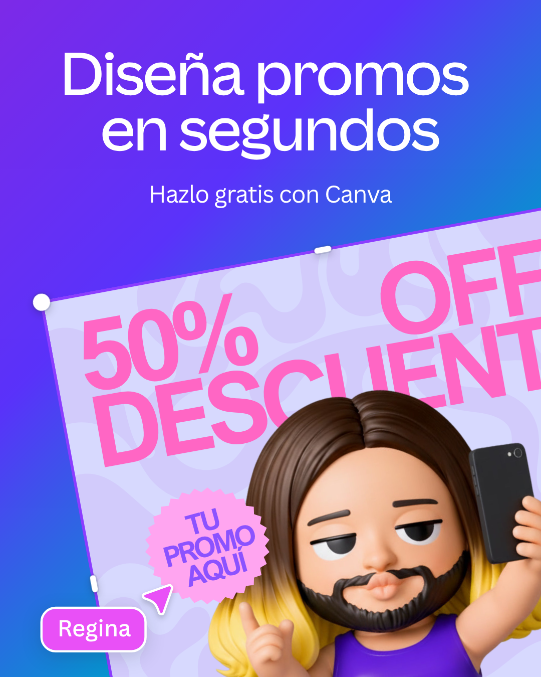 Canva Mexico Facebook ad