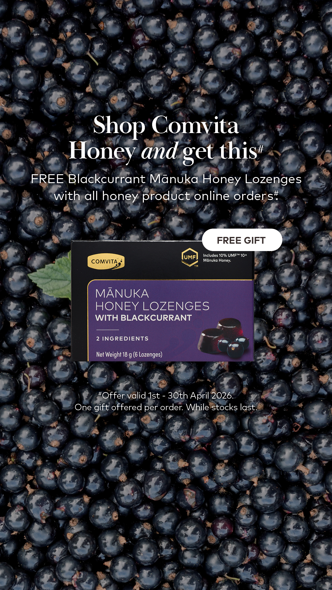 Comvita New Zealand Facebook ad
