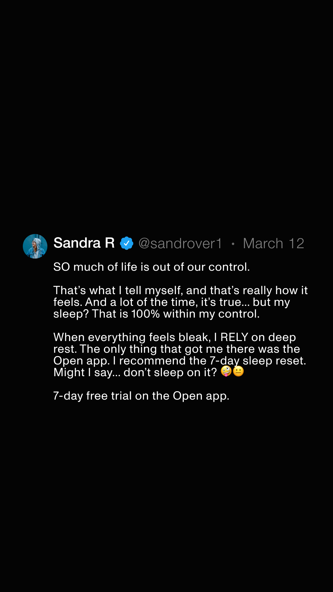 Open Facebook ad
