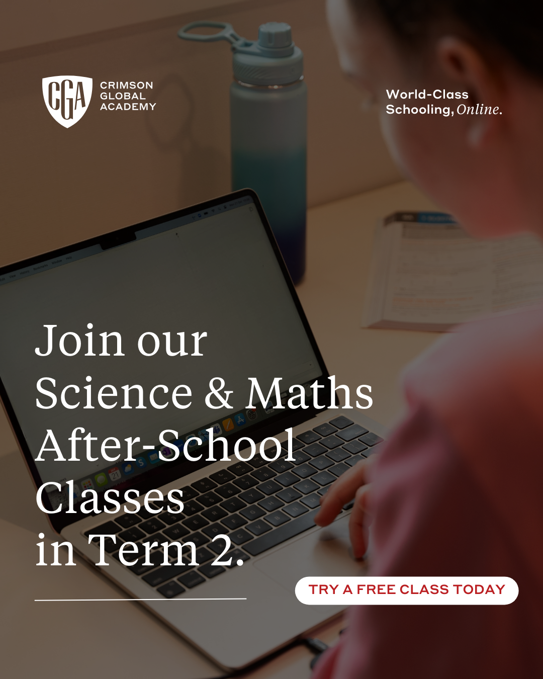 Crimson Global Academy Facebook ad