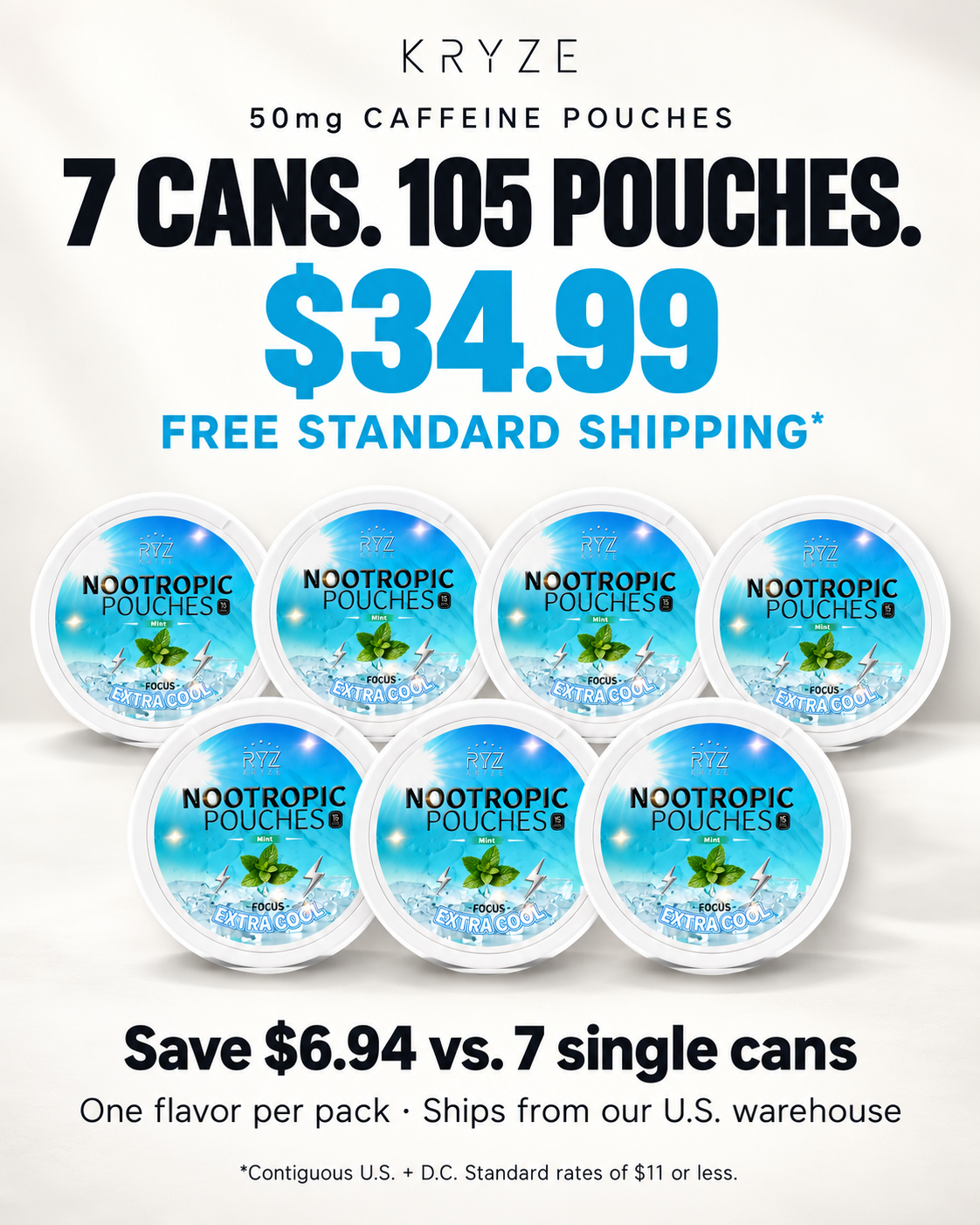 Kryze Facebook ad: 7-Pack $34.99 + Free Shipping*