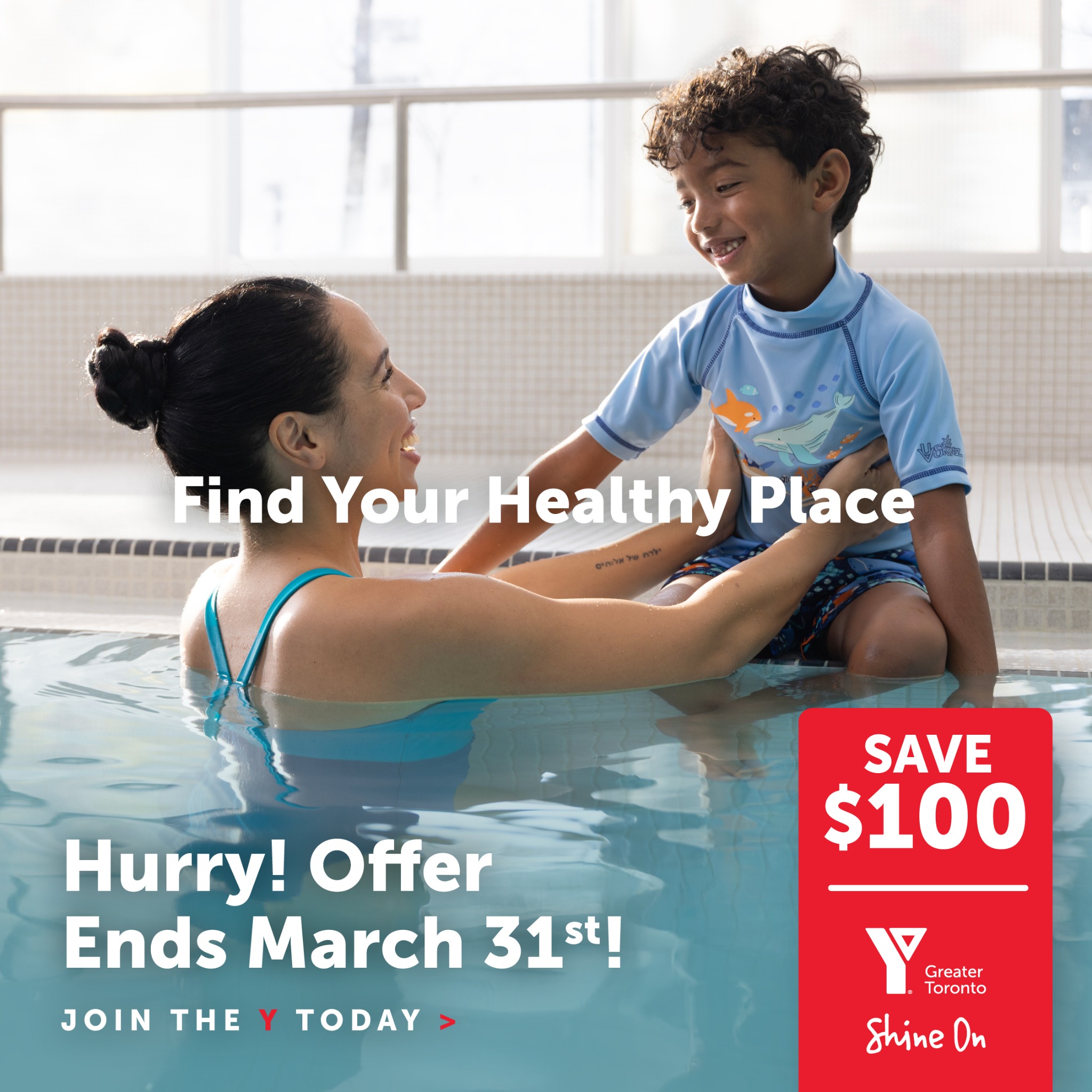 YMCA of Greater Toronto Facebook ad