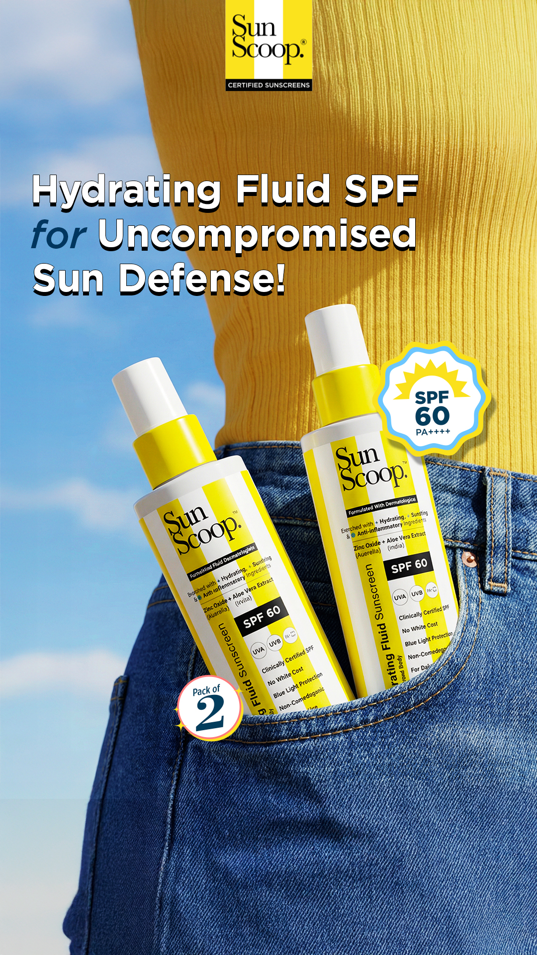 Sunscoop SPF Facebook ad