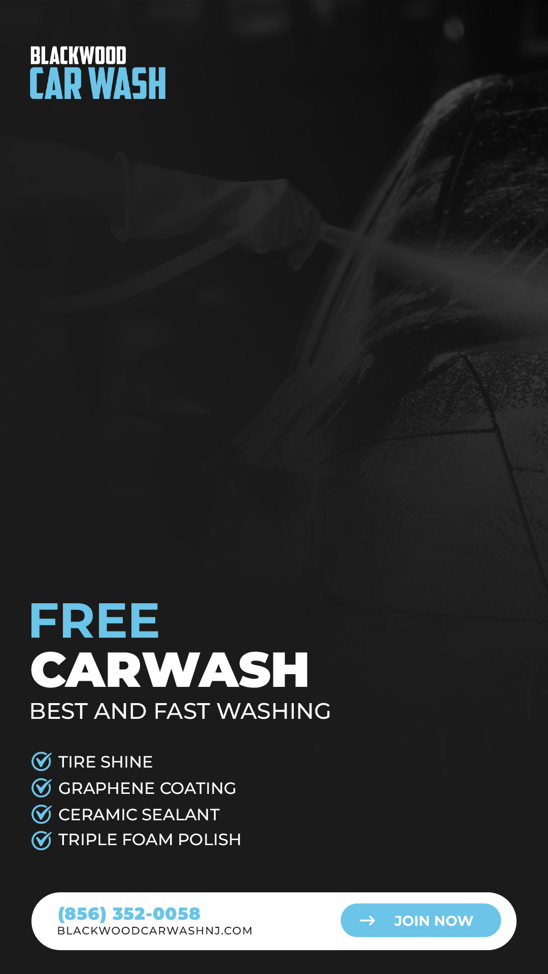 Blackwood Car Wash Facebook ad