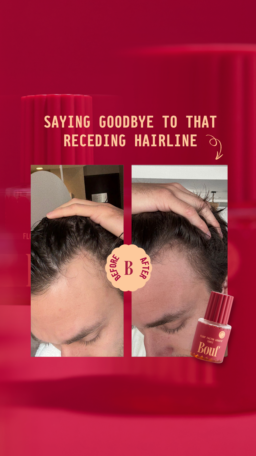 Bouf Haircare Facebook ad