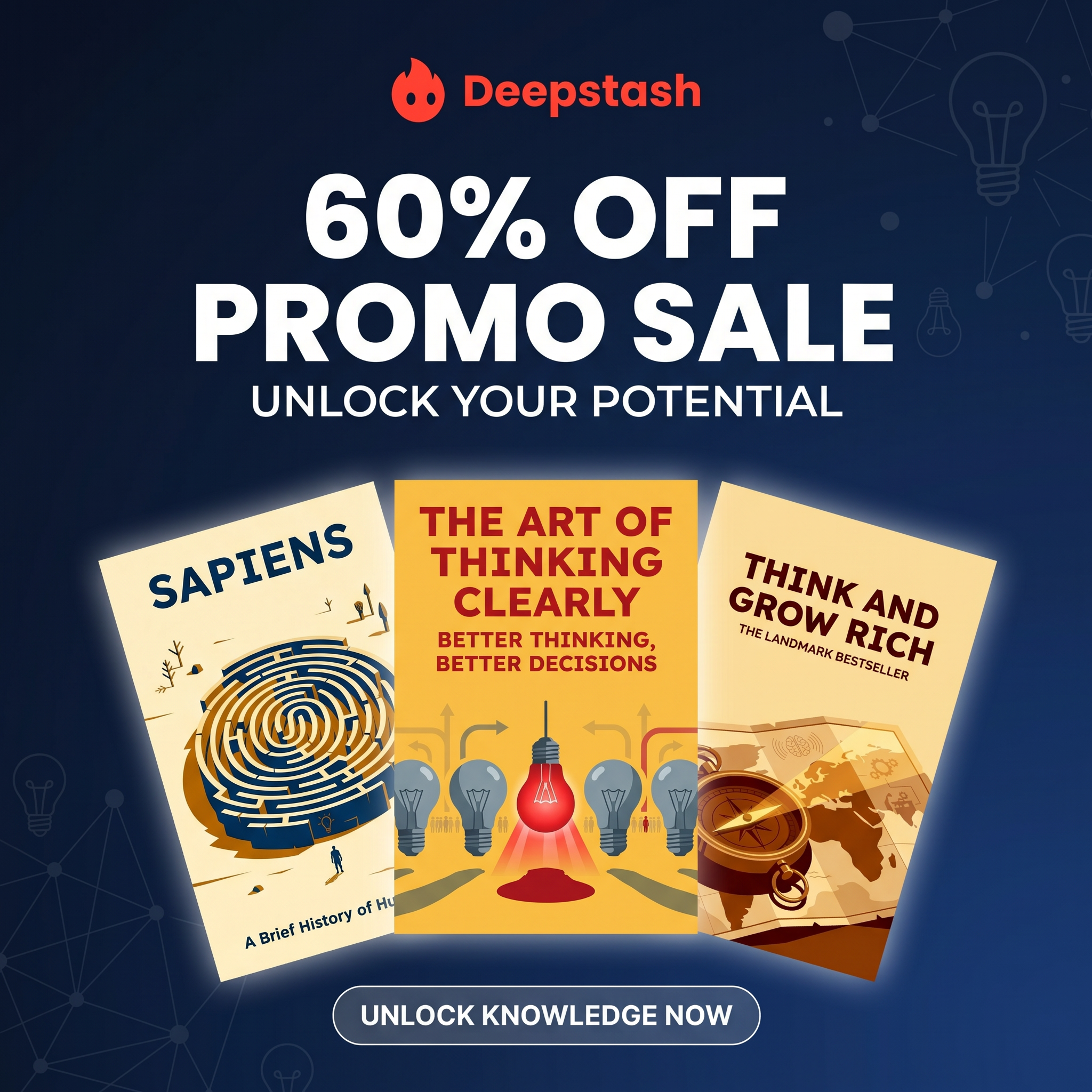 Deepstash Facebook ad