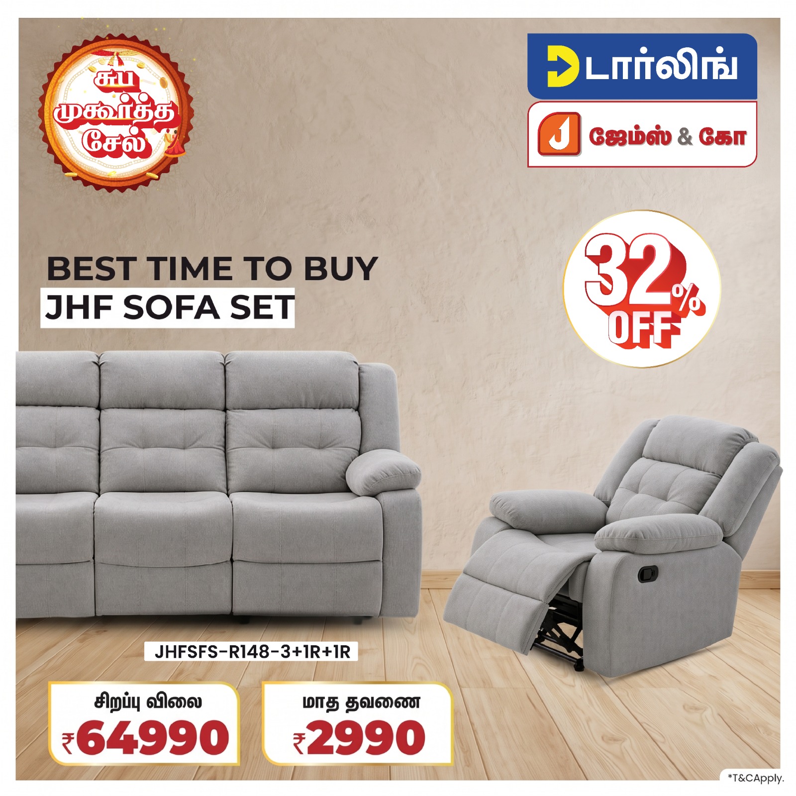 James & Co_Official Facebook ad: Subha Muhurtha Sale