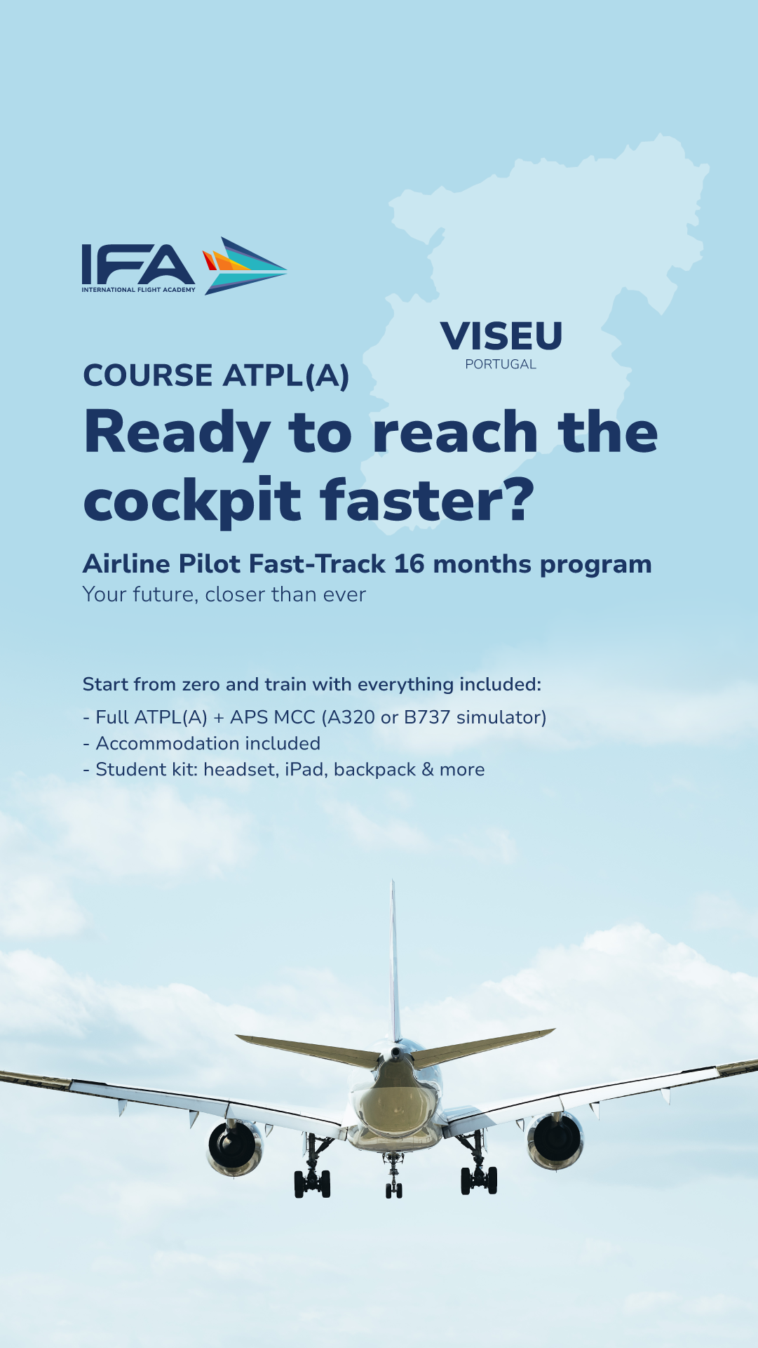 IFA International Flight Academy Facebook ad from Jun 16, 2026